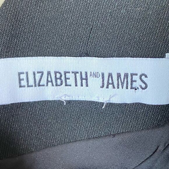 Elizabeth & James Binx Mini Black Dress V Neck  Bodycon Cut Out Size XS - Picture 8 of 10